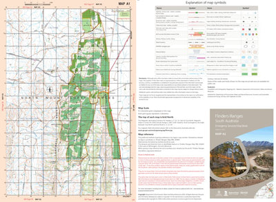 Mapland - Department for Environment and Water Flinders Ranges Map A1 digital map