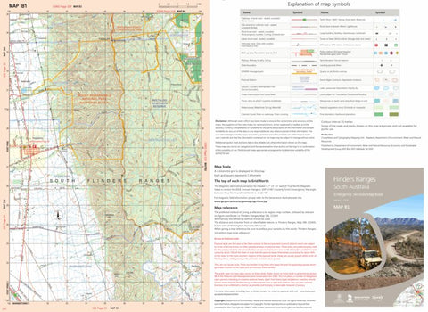 Mapland - Department for Environment and Water Flinders Ranges Map B1 digital map