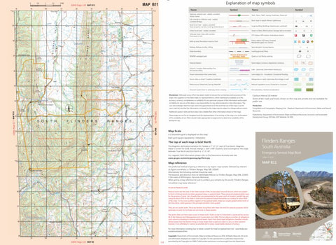 Mapland - Department for Environment and Water Flinders Ranges Map B11 digital map