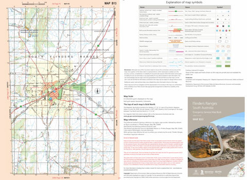 Mapland - Department for Environment and Water Flinders Ranges Map B13 digital map