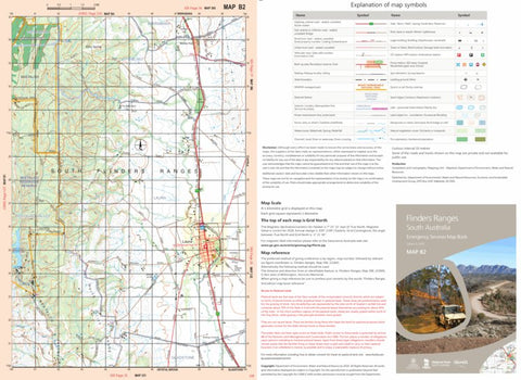 Mapland - Department for Environment and Water Flinders Ranges Map B2 digital map