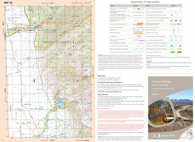 Mapland - Department for Environment and Water Flinders Ranges Map B5 digital map