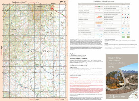 Mapland - Department for Environment and Water Flinders Ranges Map B6 digital map