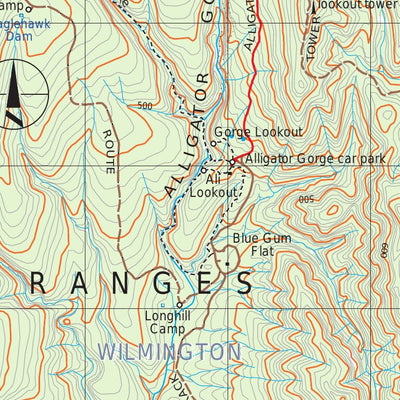 Flinders Ranges Map B7 Preview 3