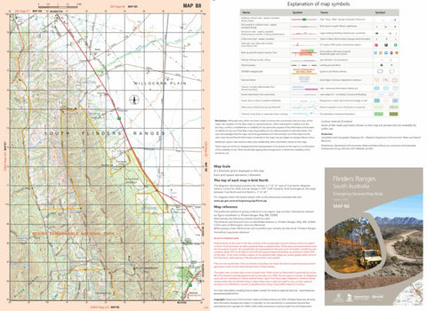 Mapland - Department for Environment and Water Flinders Ranges Map B8 digital map