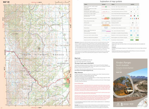 Mapland - Department for Environment and Water Flinders Ranges Map B9 digital map