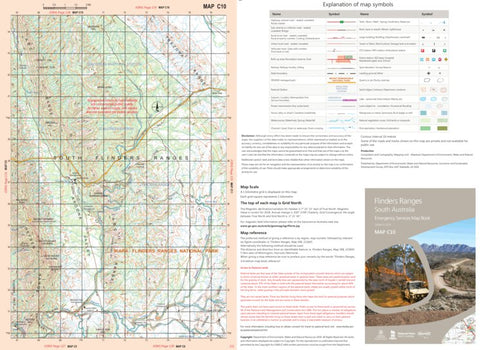 Mapland - Department for Environment and Water Flinders Ranges Map C10 digital map