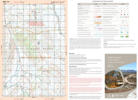 Mapland - Department for Environment and Water Flinders Ranges Map C11 digital map
