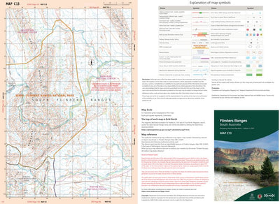 Flinders Ranges Map C13 Preview 1
