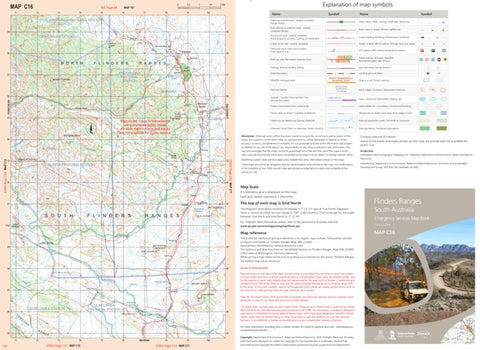 Mapland - Department for Environment and Water Flinders Ranges Map C16 digital map