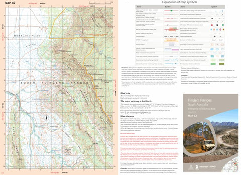 Mapland - Department for Environment and Water Flinders Ranges Map C2 digital map