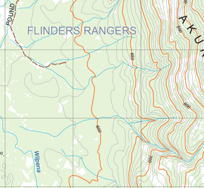 Mapland - Department for Environment and Water Flinders Ranges Map C3 digital map