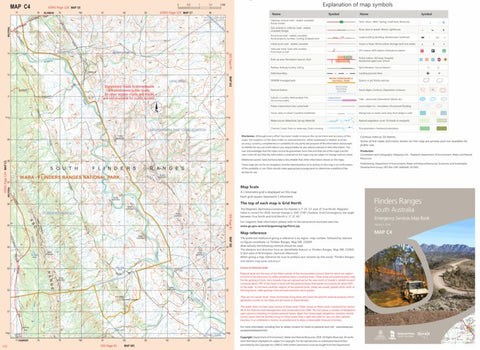 Mapland - Department for Environment and Water Flinders Ranges Map C4 digital map