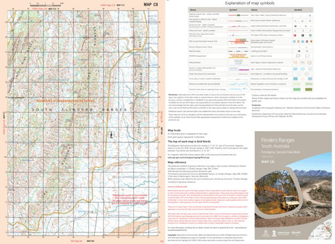 Mapland - Department for Environment and Water Flinders Ranges Map C8 digital map