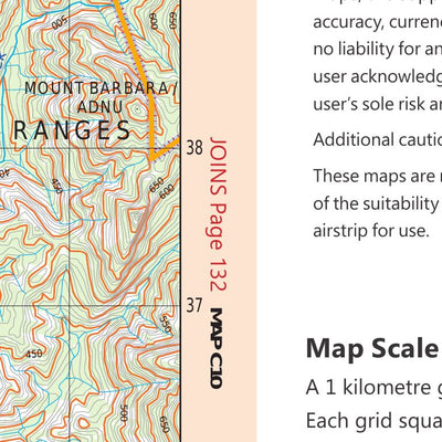 Flinders Ranges Outline Flinders Ranges Map C9 by Mapland - Department for Environment and ...