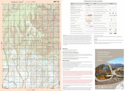 Mapland - Department for Environment and Water Flinders Ranges Map D6 digital map