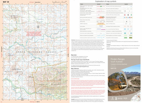 Mapland - Department for Environment and Water Flinders Ranges Map D9 digital map