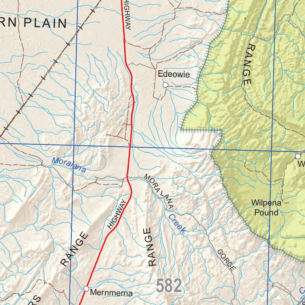 Flinders Ranges Regional Map by Mapland - Department for Environment ...