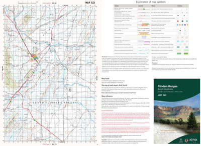 Flinders Ranges Map 523 Preview 1