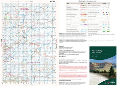 Flinders Ranges And Outback Map Flinders Ranges Map 584 by Mapland - Department for Environment and ...