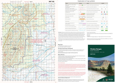Flinders Ranges Map 643 Preview 1