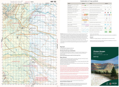 Flinders Ranges Map 822 Preview 1