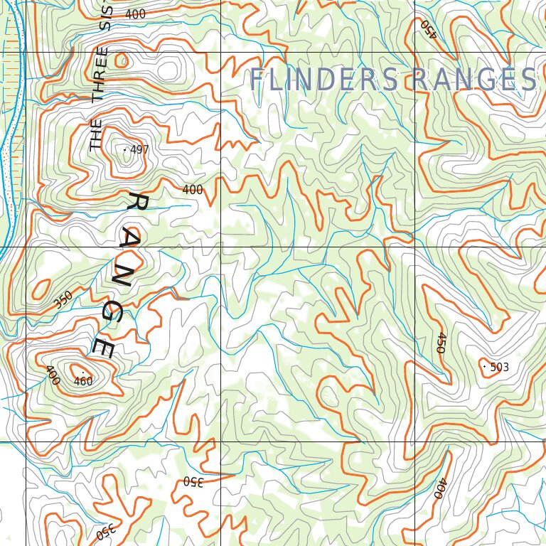 Flinders Ranges Map C10 by Mapland - Department for Environment and ...