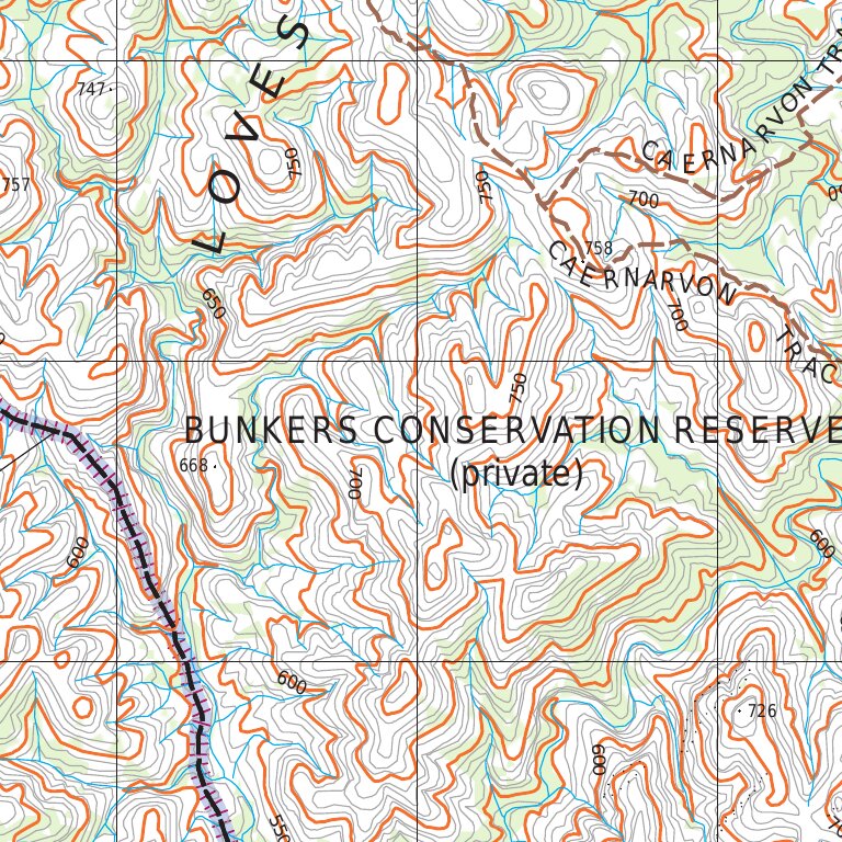 Flinders Ranges Map C7 by Mapland - Department for Environment and ...