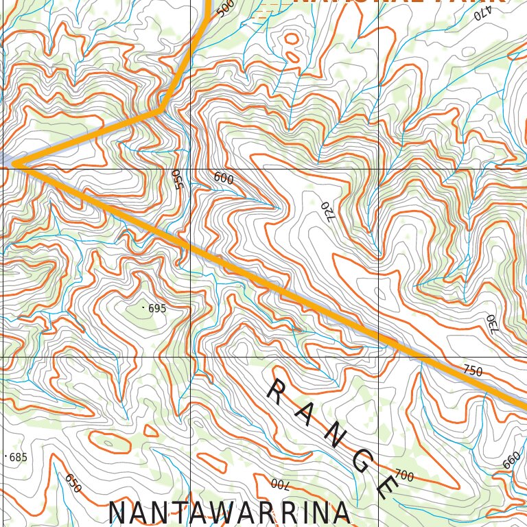 Flinders Ranges Map D1 by Mapland - Department for Environment and ...