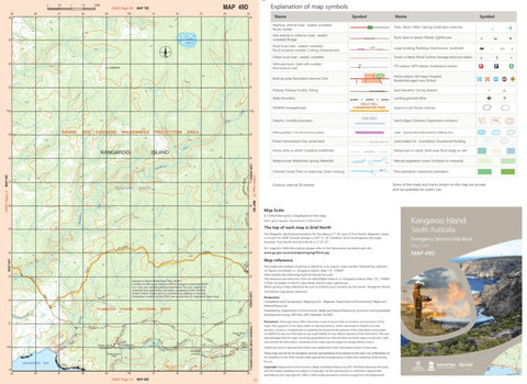 Mapland - Department for Environment and Water Kangaroo Island Map 49D digital map
