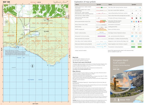 Mapland - Department for Environment and Water Kangaroo Island Map 50B digital map