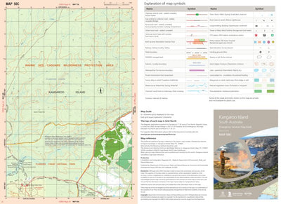 Mapland - Department for Environment and Water Kangaroo Island Map 50C digital map