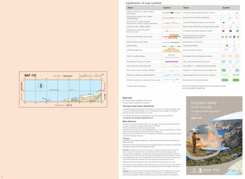 Mapland - Department for Environment and Water Kangaroo Island Map 73D digital map