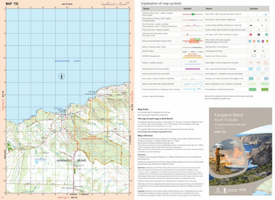 Mapland - Department for Environment and Water Kangaroo Island Map 75C digital map