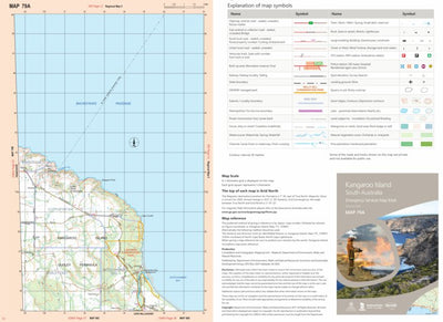 Mapland - Department for Environment and Water Kangaroo Island Map 79A digital map