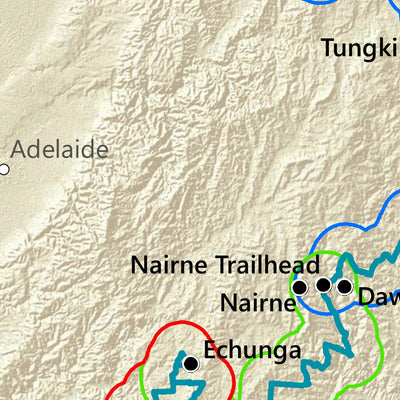 Mapland - Department for Environment and Water Kidman Trail Map 3 Nairne to Mount Crawford digital map