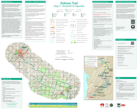 Mapland - Department for Environment and Water Kidman Trail Map 5 Stockwell to Kapunda digital map