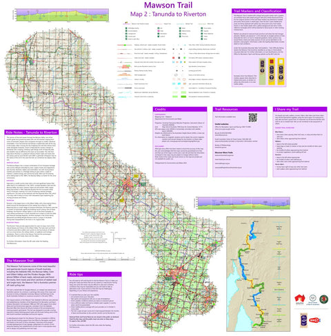 Mapland - Department for Environment and Water Mawson Trail Map 2 Tanunda to Riverton digital map