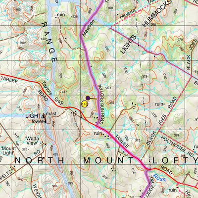 Mapland - Department for Environment and Water Mawson Trail Map 2 Tanunda to Riverton digital map