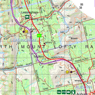 Mapland - Department for Environment and Water Mawson Trail Map 3 Riverton to Burra digital map