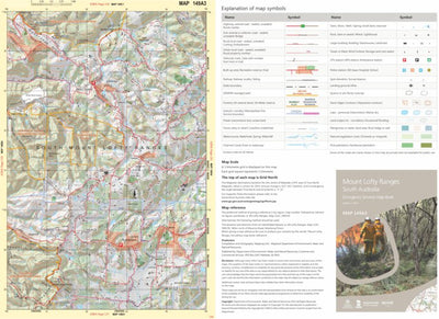 Mapland - Department for Environment and Water Mount Lofty Ranges Map 149A3 digital map