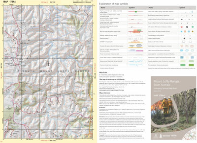Mapland - Department for Environment and Water Mount Lofty Ranges Map 178A4 digital map