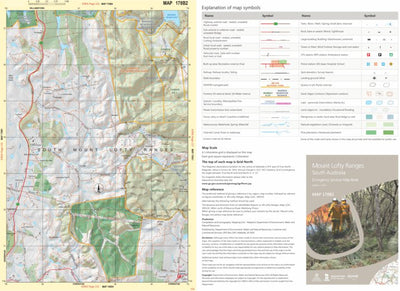Mapland - Department for Environment and Water Mount Lofty Ranges Map 178B2 digital map