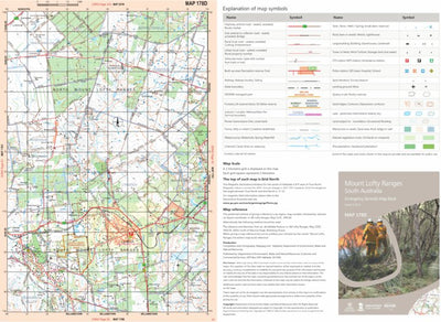 Mapland - Department for Environment and Water Mount Lofty Ranges Map 178D digital map