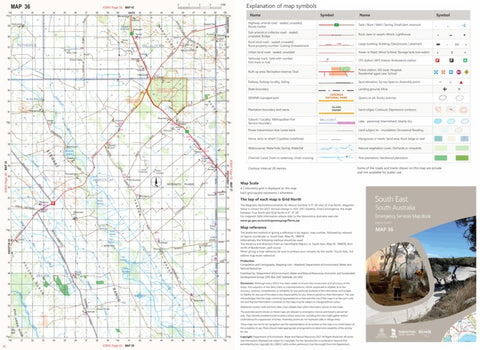 Mapland - Department for Environment and Water South East Map 36 digital map