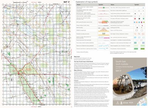 Mapland - Department for Environment and Water South East Map 37 digital map