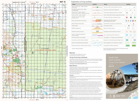Mapland - Department for Environment and Water South East Map 39 digital map
