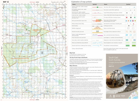 Mapland - Department for Environment and Water South East Map 42 digital map