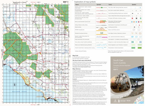 Mapland - Department for Environment and Water South East Map 5 digital map