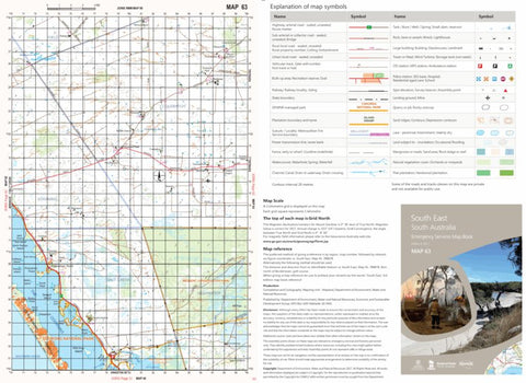Mapland - Department for Environment and Water South East Map 63 digital map